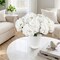 Spring Tabletop Decor – 12PCS White Silk Hydrangea Artificial Flower Bouquets for Home, Wedding & Party Centerpieces